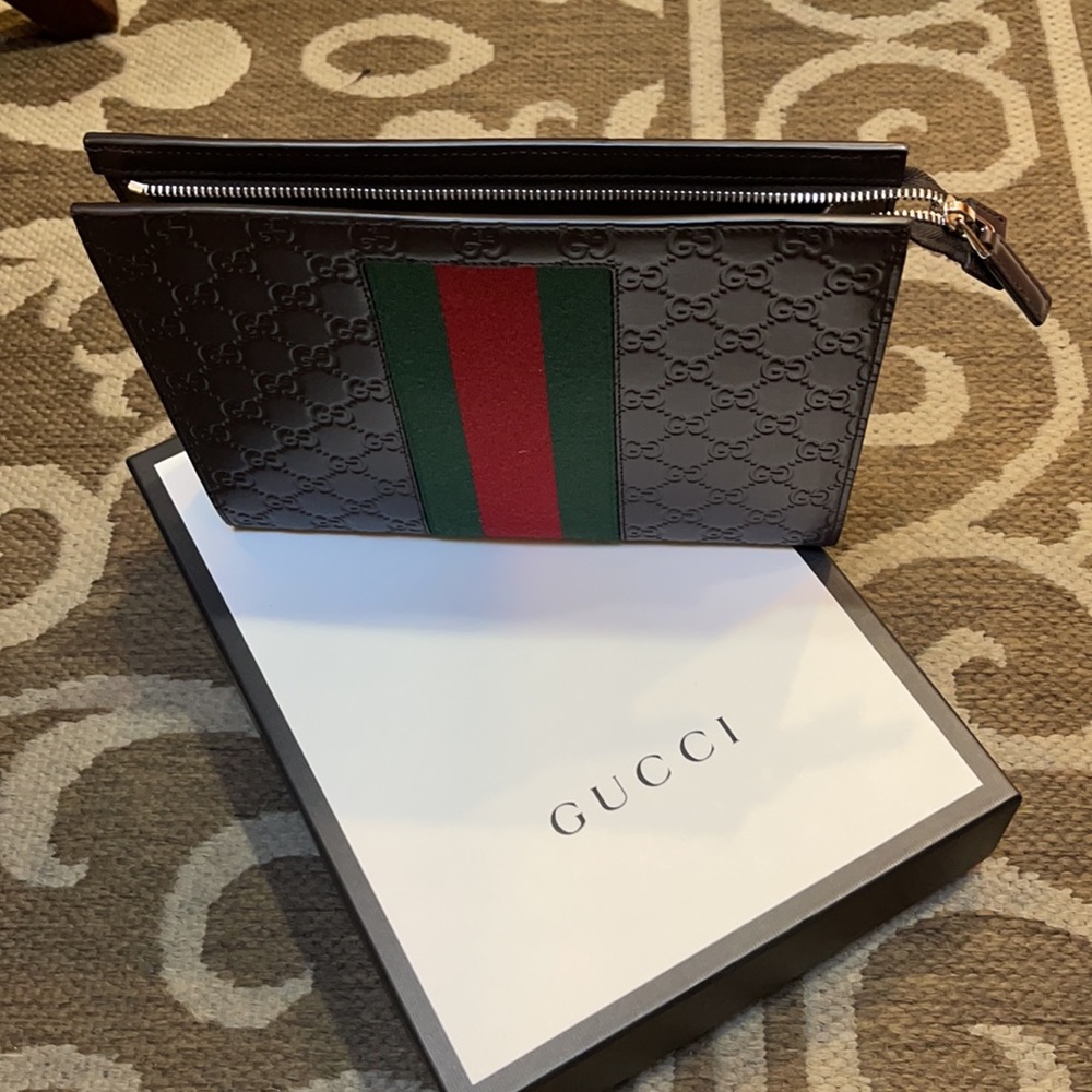 Gucci Toiletry Case Large New In Box - image 3